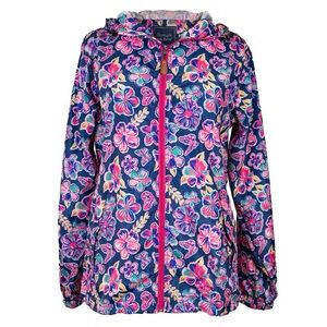 Simply Southern Butterfly Tain Jacket - Blue and Pink Womens Size Small